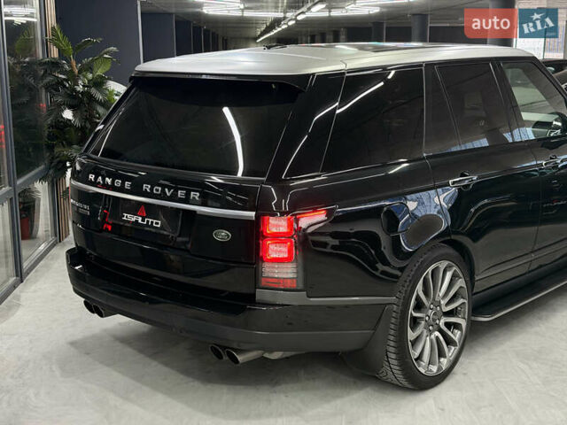 Черный Ленд Ровер Рендж Ровер, объемом двигателя 5 л и пробегом 150 тыс. км за 37500 $, фото 15 на Automoto.ua