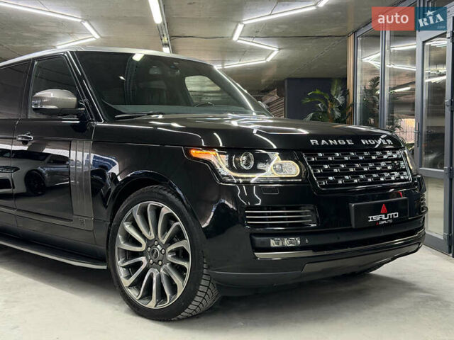 Черный Ленд Ровер Рендж Ровер, объемом двигателя 5 л и пробегом 150 тыс. км за 37500 $, фото 3 на Automoto.ua