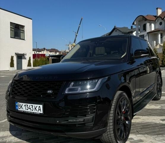 Чорний Ленд Ровер Рендж Ровер, об'ємом двигуна 5 л та пробігом 206 тис. км за 27900 $, фото 1 на Automoto.ua