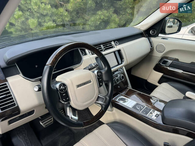 Черный Ленд Ровер Рендж Ровер, объемом двигателя 4.37 л и пробегом 170 тыс. км за 27900 $, фото 10 на Automoto.ua