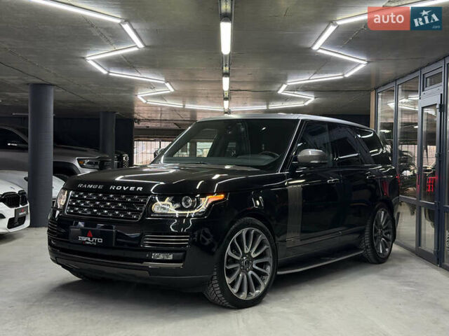 Черный Ленд Ровер Рендж Ровер, объемом двигателя 5 л и пробегом 150 тыс. км за 37500 $, фото 6 на Automoto.ua