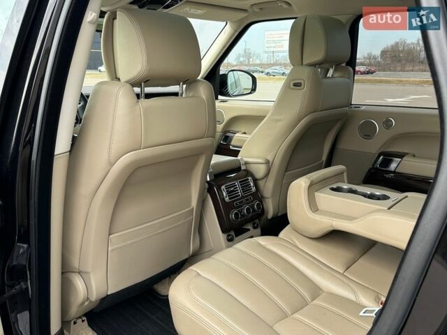 Черный Ленд Ровер Рендж Ровер, объемом двигателя 5 л и пробегом 52 тыс. км за 37800 $, фото 18 на Automoto.ua