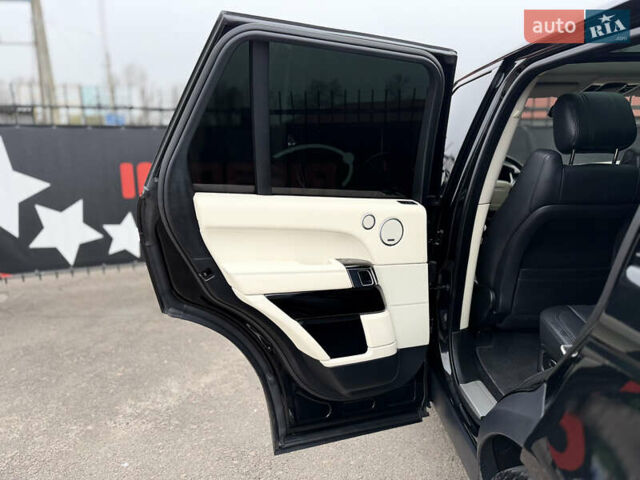 Черный Ленд Ровер Рендж Ровер, объемом двигателя 4.39 л и пробегом 200 тыс. км за 38900 $, фото 15 на Automoto.ua