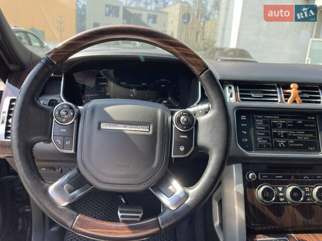 Черный Ленд Ровер Рендж Ровер, объемом двигателя 5 л и пробегом 200 тыс. км за 31000 $, фото 15 на Automoto.ua