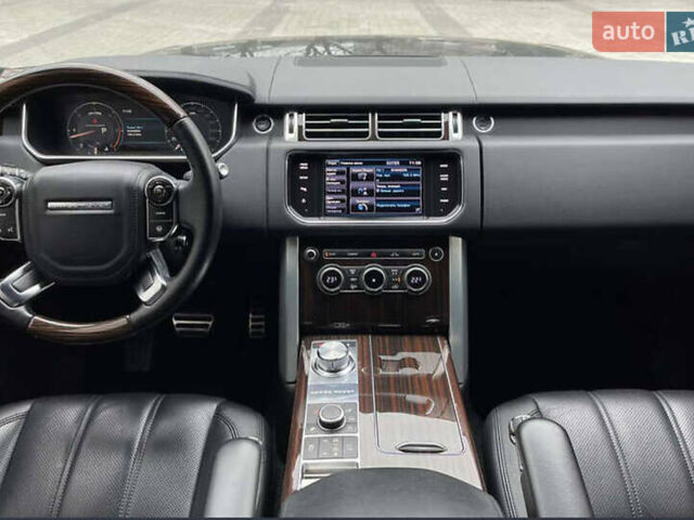 Черный Ленд Ровер Рендж Ровер, объемом двигателя 3 л и пробегом 168 тыс. км за 42000 $, фото 8 на Automoto.ua