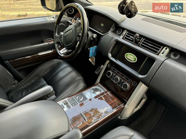 Чорний Ленд Ровер Рендж Ровер, об'ємом двигуна 5 л та пробігом 143 тис. км за 43700 $, фото 12 на Automoto.ua