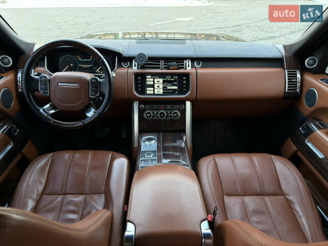 Черный Ленд Ровер Рендж Ровер, объемом двигателя 4.37 л и пробегом 200 тыс. км за 36500 $, фото 15 на Automoto.ua