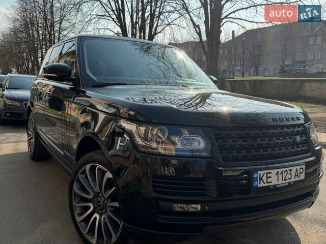 Чорний Ленд Ровер Рендж Ровер, об'ємом двигуна 5 л та пробігом 229 тис. км за 36999 $, фото 1 на Automoto.ua
