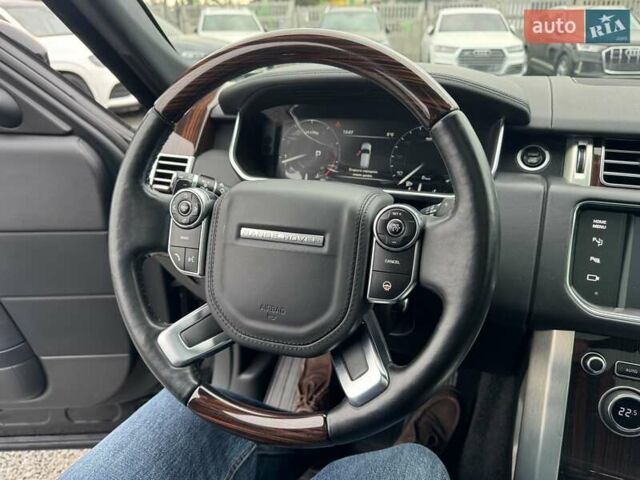 Черный Ленд Ровер Рендж Ровер, объемом двигателя 3 л и пробегом 183 тыс. км за 28900 $, фото 58 на Automoto.ua