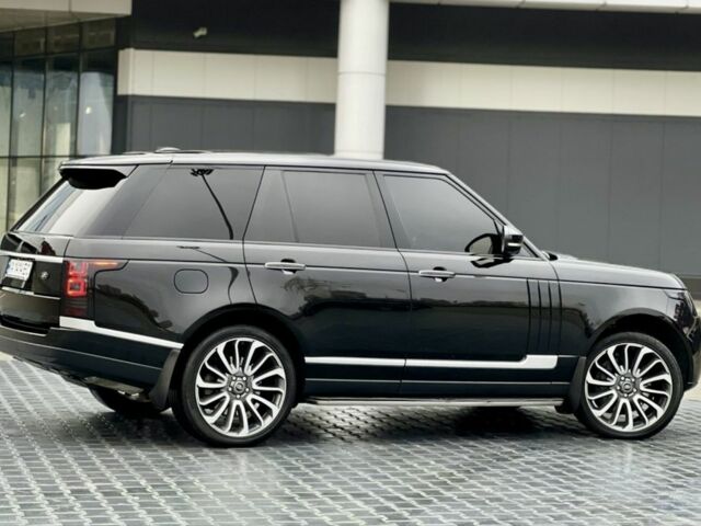 Черный Ленд Ровер Рендж Ровер, объемом двигателя 5 л и пробегом 98 тыс. км за 35000 $, фото 12 на Automoto.ua