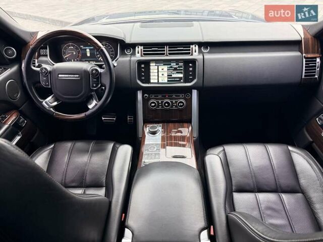 Чорний Ленд Ровер Рендж Ровер, об'ємом двигуна 5 л та пробігом 100 тис. км за 44000 $, фото 4 на Automoto.ua