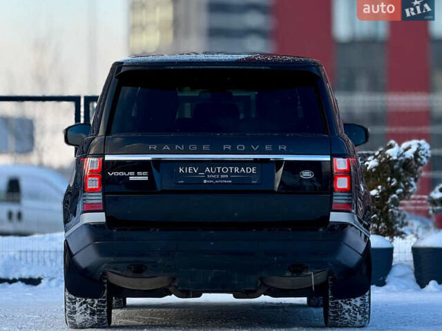 Черный Ленд Ровер Рендж Ровер, объемом двигателя 5 л и пробегом 240 тыс. км за 30900 $, фото 13 на Automoto.ua