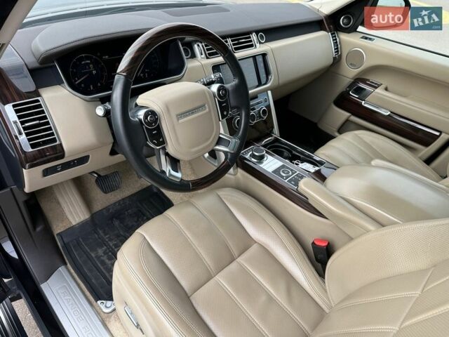 Черный Ленд Ровер Рендж Ровер, объемом двигателя 5 л и пробегом 52 тыс. км за 37800 $, фото 10 на Automoto.ua