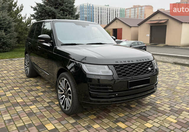 Черный Ленд Ровер Рендж Ровер, объемом двигателя 5 л и пробегом 150 тыс. км за 39800 $, фото 5 на Automoto.ua
