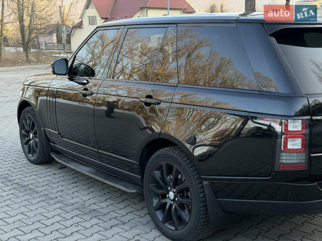Черный Ленд Ровер Рендж Ровер, объемом двигателя 4.37 л и пробегом 200 тыс. км за 36500 $, фото 4 на Automoto.ua