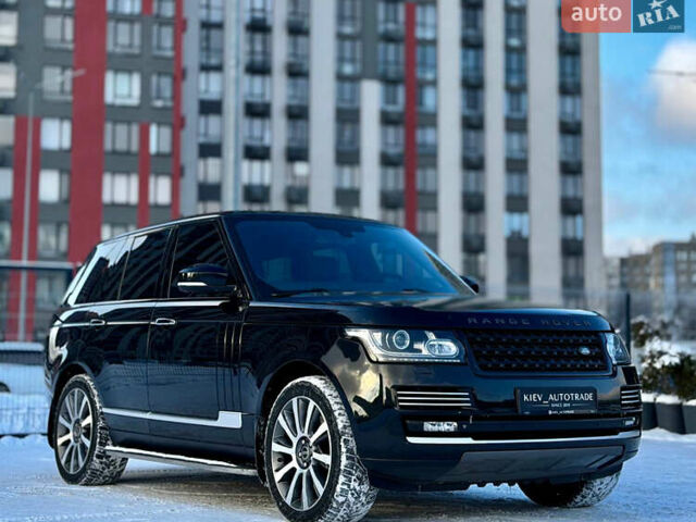 Черный Ленд Ровер Рендж Ровер, объемом двигателя 5 л и пробегом 240 тыс. км за 30900 $, фото 5 на Automoto.ua