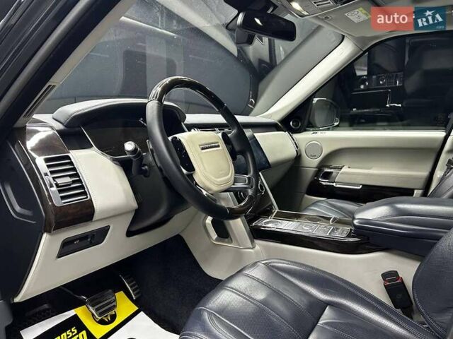 Черный Ленд Ровер Рендж Ровер, объемом двигателя 5 л и пробегом 115 тыс. км за 26500 $, фото 8 на Automoto.ua