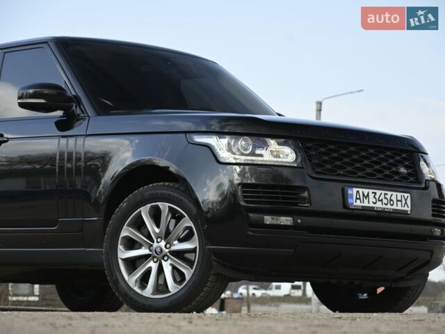 Черный Ленд Ровер Рендж Ровер, объемом двигателя 4.4 л и пробегом 205 тыс. км за 33900 $, фото 2 на Automoto.ua
