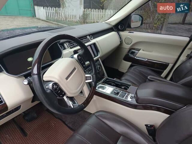 Чорний Ленд Ровер Рендж Ровер, об'ємом двигуна 4.37 л та пробігом 214 тис. км за 34500 $, фото 14 на Automoto.ua