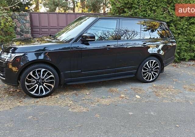Черный Ленд Ровер Рендж Ровер, объемом двигателя 5 л и пробегом 137 тыс. км за 32000 $, фото 5 на Automoto.ua