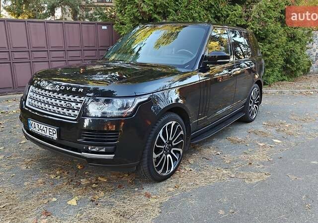 Черный Ленд Ровер Рендж Ровер, объемом двигателя 5 л и пробегом 137 тыс. км за 32000 $, фото 1 на Automoto.ua