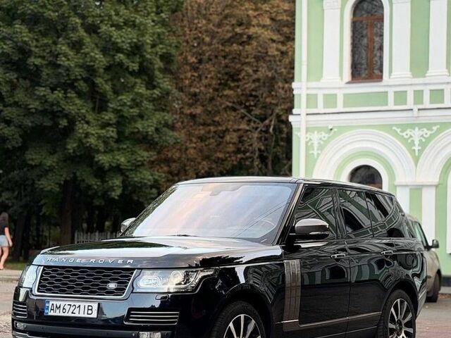 Чорний Ленд Ровер Рендж Ровер, об'ємом двигуна 5 л та пробігом 186 тис. км за 27650 $, фото 1 на Automoto.ua