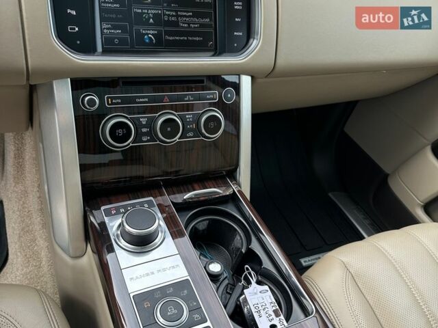 Черный Ленд Ровер Рендж Ровер, объемом двигателя 5 л и пробегом 52 тыс. км за 37800 $, фото 17 на Automoto.ua