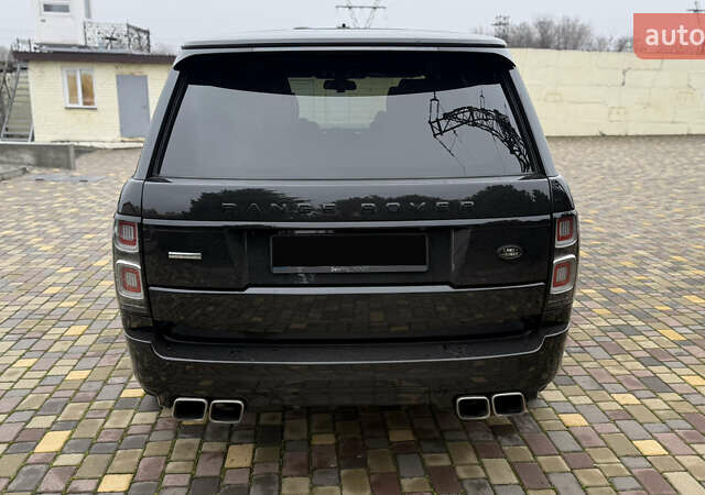 Черный Ленд Ровер Рендж Ровер, объемом двигателя 5 л и пробегом 150 тыс. км за 39800 $, фото 6 на Automoto.ua