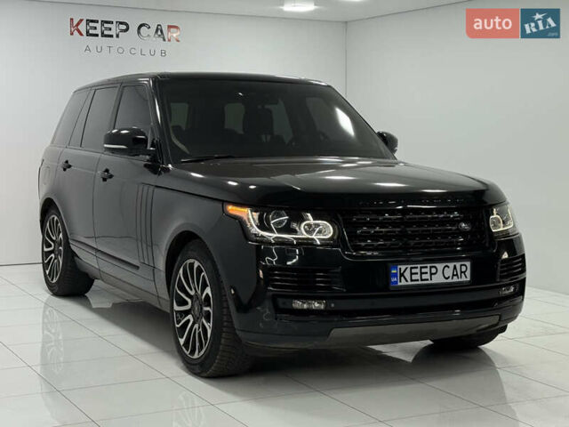 Чорний Ленд Ровер Рендж Ровер, об'ємом двигуна 4.37 л та пробігом 216 тис. км за 27500 $, фото 1 на Automoto.ua