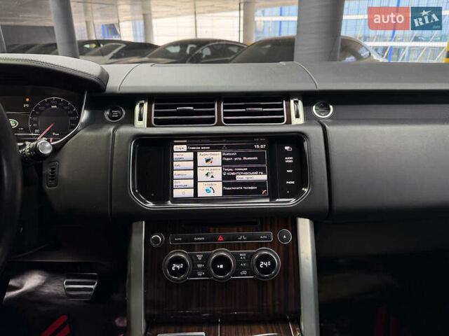 Черный Ленд Ровер Рендж Ровер, объемом двигателя 5 л и пробегом 150 тыс. км за 37500 $, фото 25 на Automoto.ua