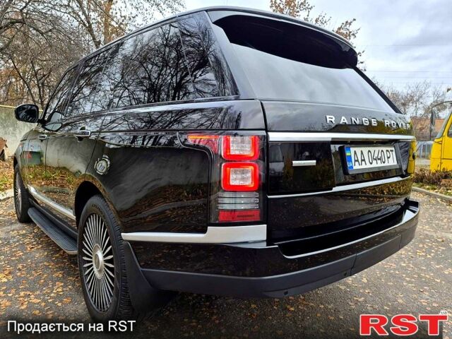 Черный Ленд Ровер Рендж Ровер, объемом двигателя 5 л и пробегом 170 тыс. км за 30000 $, фото 7 на Automoto.ua