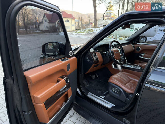 Черный Ленд Ровер Рендж Ровер, объемом двигателя 4.37 л и пробегом 200 тыс. км за 36500 $, фото 10 на Automoto.ua