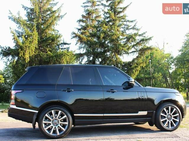 Черный Ленд Ровер Рендж Ровер, объемом двигателя 4.37 л и пробегом 141 тыс. км за 51000 $, фото 2 на Automoto.ua