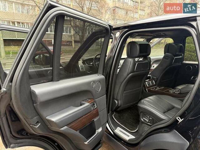 Чорний Ленд Ровер Рендж Ровер, об'ємом двигуна 5 л та пробігом 175 тис. км за 26950 $, фото 37 на Automoto.ua