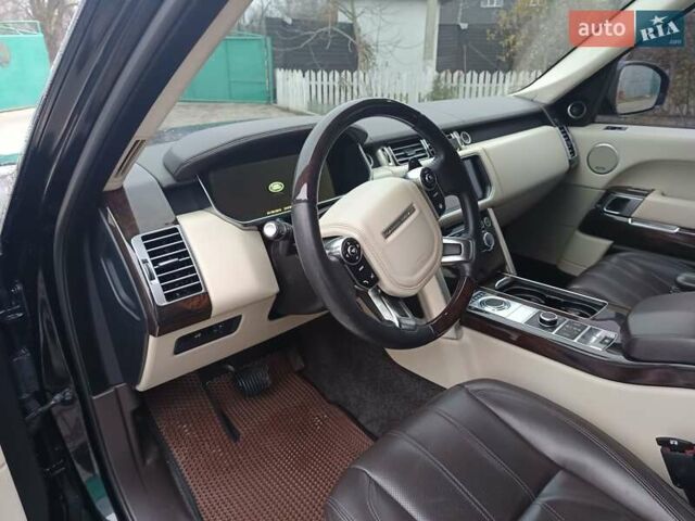 Чорний Ленд Ровер Рендж Ровер, об'ємом двигуна 4.37 л та пробігом 214 тис. км за 34500 $, фото 16 на Automoto.ua