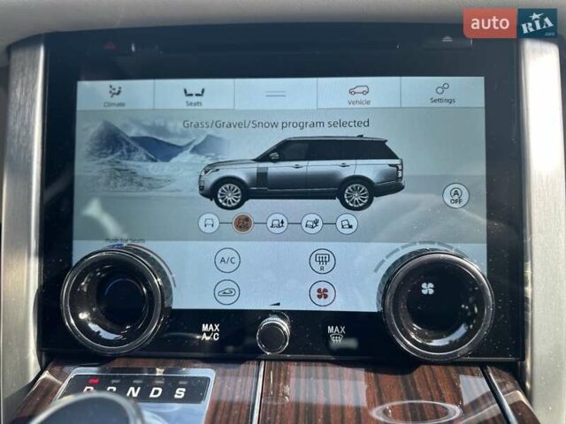 Черный Ленд Ровер Рендж Ровер, объемом двигателя 2.99 л и пробегом 163 тыс. км за 37000 $, фото 15 на Automoto.ua