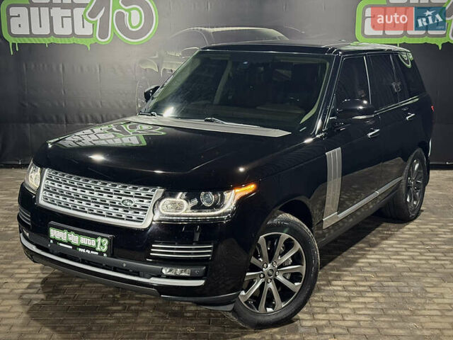 Чорний Ленд Ровер Рендж Ровер, об'ємом двигуна 4.37 л та пробігом 246 тис. км за 32299 $, фото 1 на Automoto.ua