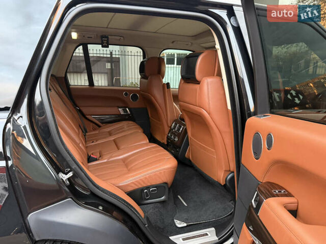 Чорний Ленд Ровер Рендж Ровер, об'ємом двигуна 4.37 л та пробігом 165 тис. км за 37500 $, фото 22 на Automoto.ua