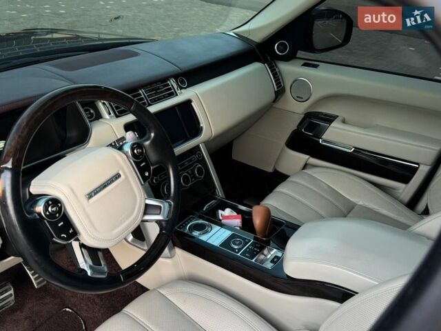 Черный Ленд Ровер Рендж Ровер, объемом двигателя 5 л и пробегом 206 тыс. км за 29500 $, фото 23 на Automoto.ua