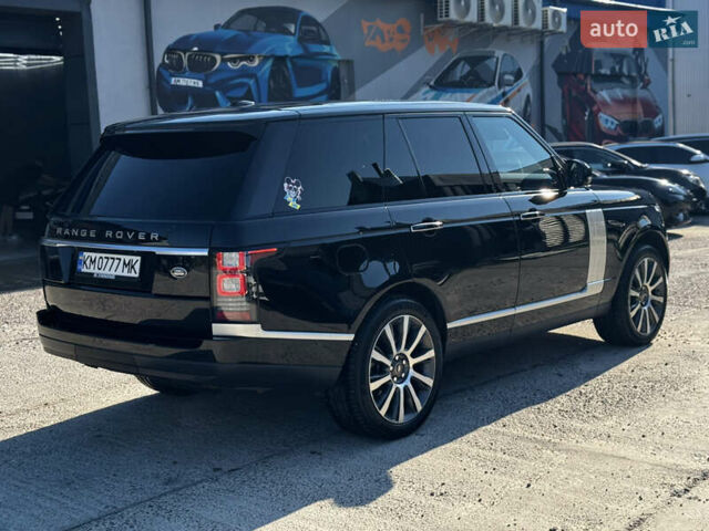 Ленд Ровер Рендж Ровер 2014 у Житомирі на Automoto.ua Чорний Ленд Ровер Рендж Ровер, об'ємом двигуна 5 л та пробігом 144 тис. км за 38999 $, фото 3 на Automoto.ua