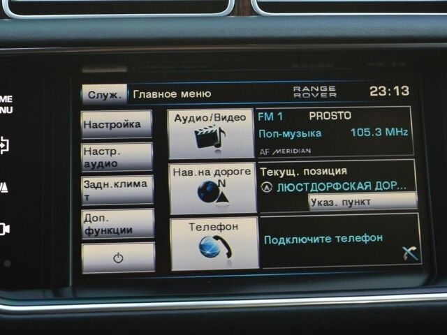 Черный Ленд Ровер Рендж Ровер, объемом двигателя 4.4 л и пробегом 111 тыс. км за 39900 $, фото 33 на Automoto.ua