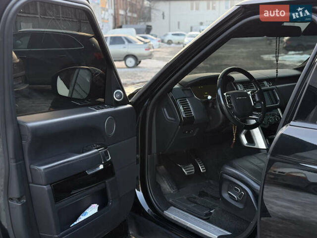 Чорний Ленд Ровер Рендж Ровер, об'ємом двигуна 5 л та пробігом 205 тис. км за 29999 $, фото 18 на Automoto.ua