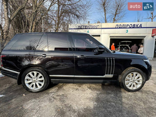 Черный Ленд Ровер Рендж Ровер, объемом двигателя 4.37 л и пробегом 220 тыс. км за 40000 $, фото 2 на Automoto.ua