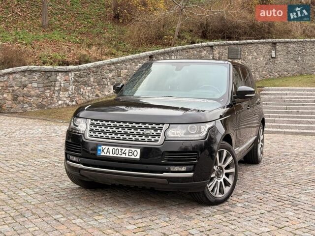 Черный Ленд Ровер Рендж Ровер, объемом двигателя 3 л и пробегом 204 тыс. км за 28500 $, фото 1 на Automoto.ua
