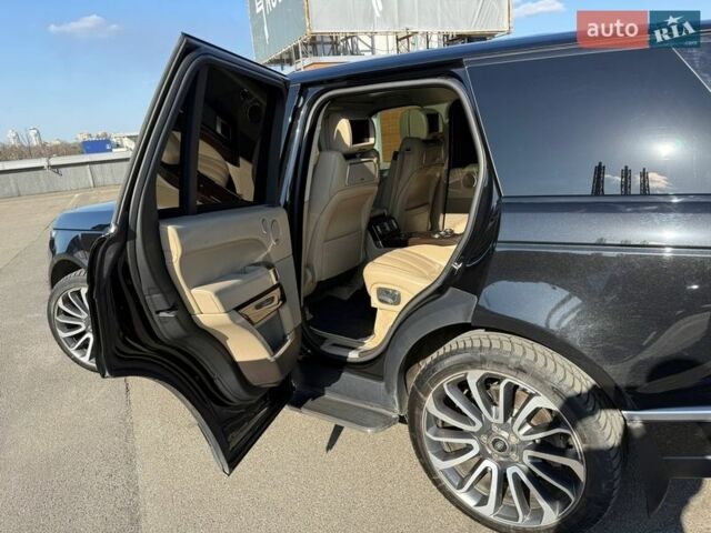 Черный Ленд Ровер Рендж Ровер, объемом двигателя 4.4 л и пробегом 116 тыс. км за 39900 $, фото 8 на Automoto.ua