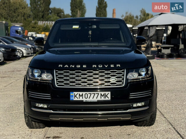Чорний Ленд Ровер Рендж Ровер, об'ємом двигуна 5 л та пробігом 150 тис. км за 37900 $, фото 4 на Automoto.ua