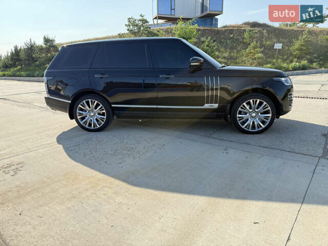 Черный Ленд Ровер Рендж Ровер, объемом двигателя 4.37 л и пробегом 202 тыс. км за 61499 $, фото 7 на Automoto.ua