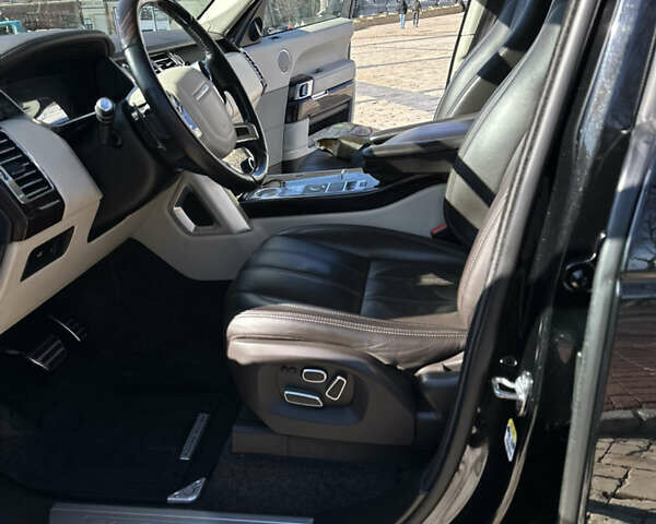 Черный Ленд Ровер Рендж Ровер, объемом двигателя 2.99 л и пробегом 163 тыс. км за 37000 $, фото 11 на Automoto.ua