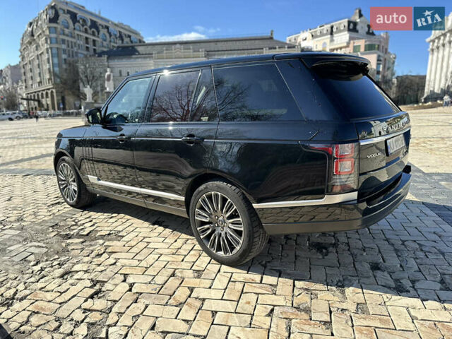 Черный Ленд Ровер Рендж Ровер, объемом двигателя 2.99 л и пробегом 163 тыс. км за 37000 $, фото 6 на Automoto.ua