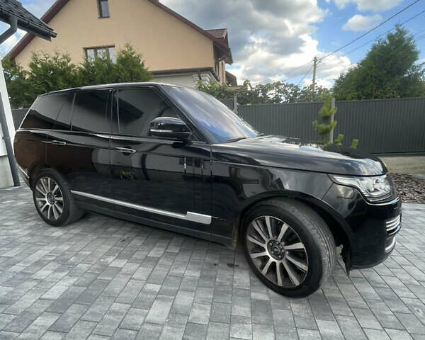 Черный Ленд Ровер Рендж Ровер, объемом двигателя 4.37 л и пробегом 210 тыс. км за 39999 $, фото 2 на Automoto.ua